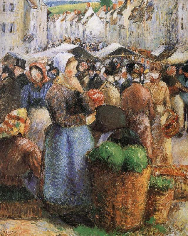 Camille Pissarro market